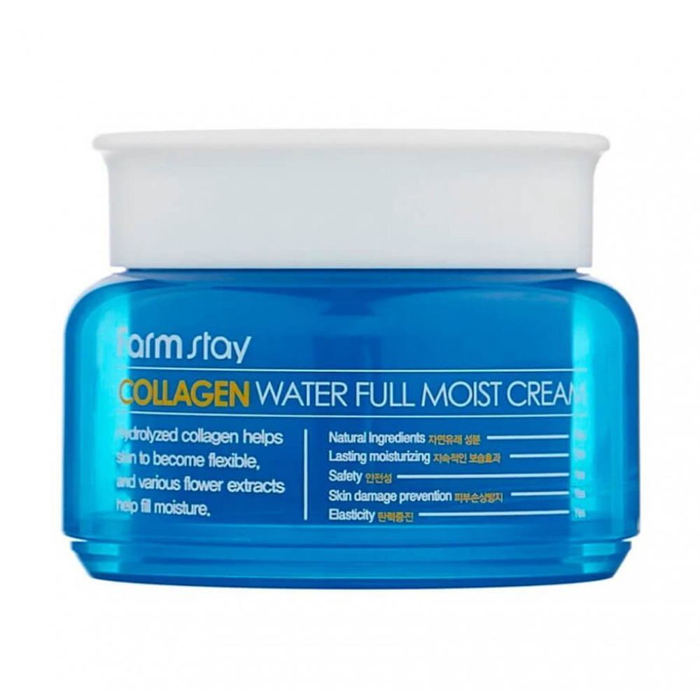 Увлажняющий крем для лица с коллагеном FarmStay Collagen Water Full Moist Cream