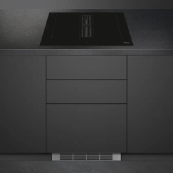 Варочная панель с вытяжкой Smeg HOBD472D