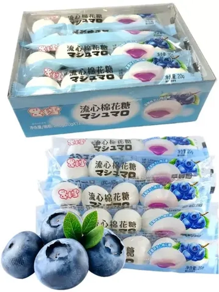 Маршмеллоу с черничной начинкой 20г * 12шт