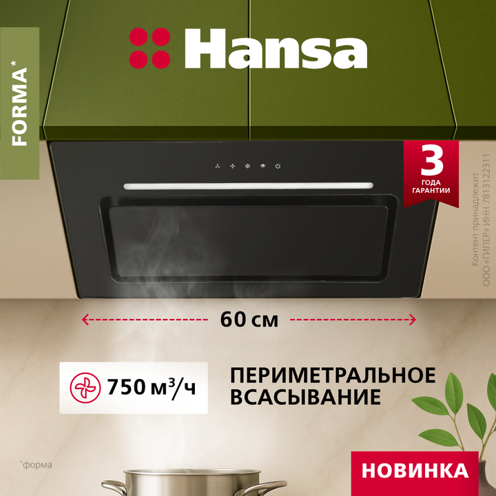 Встраиваемая вытяжка Hansa OMP6501GB