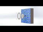 Прожектор светодиодный AquaViva HJ-WM-SS229, 252led 18W RGB (AISI-316)