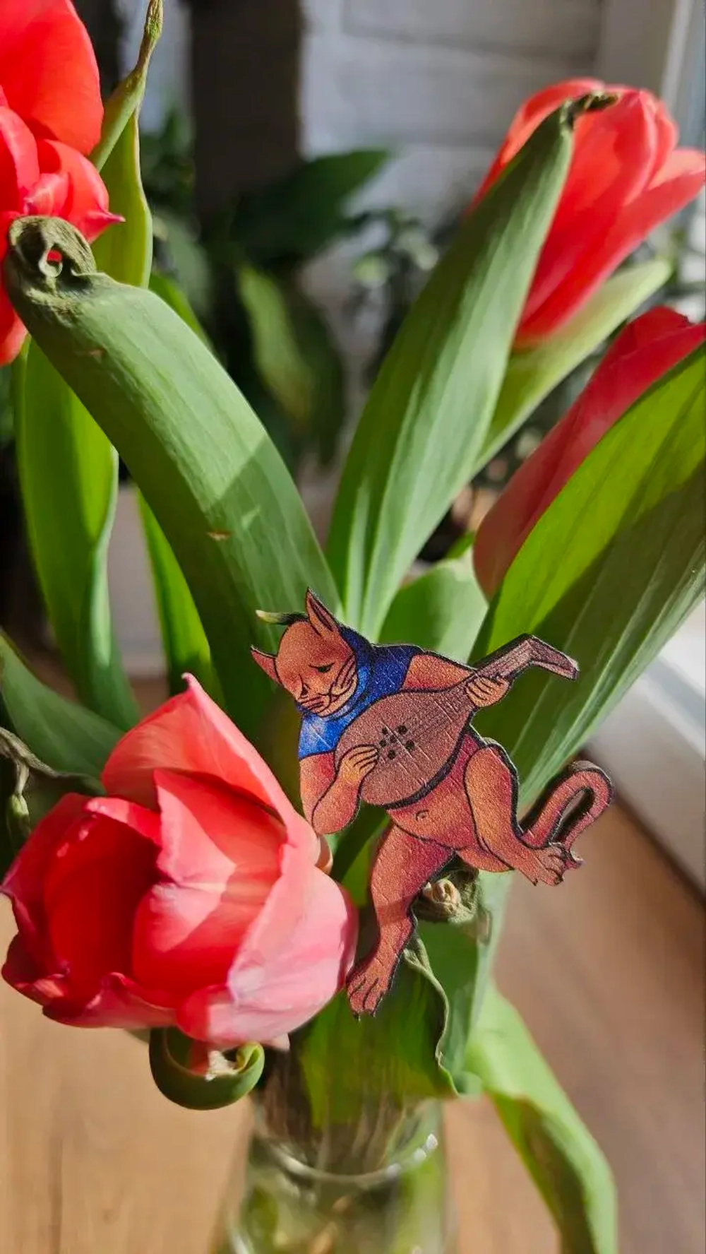 Страдающие броши «Коты» (турбокот, королевский кот, кот с лютней)