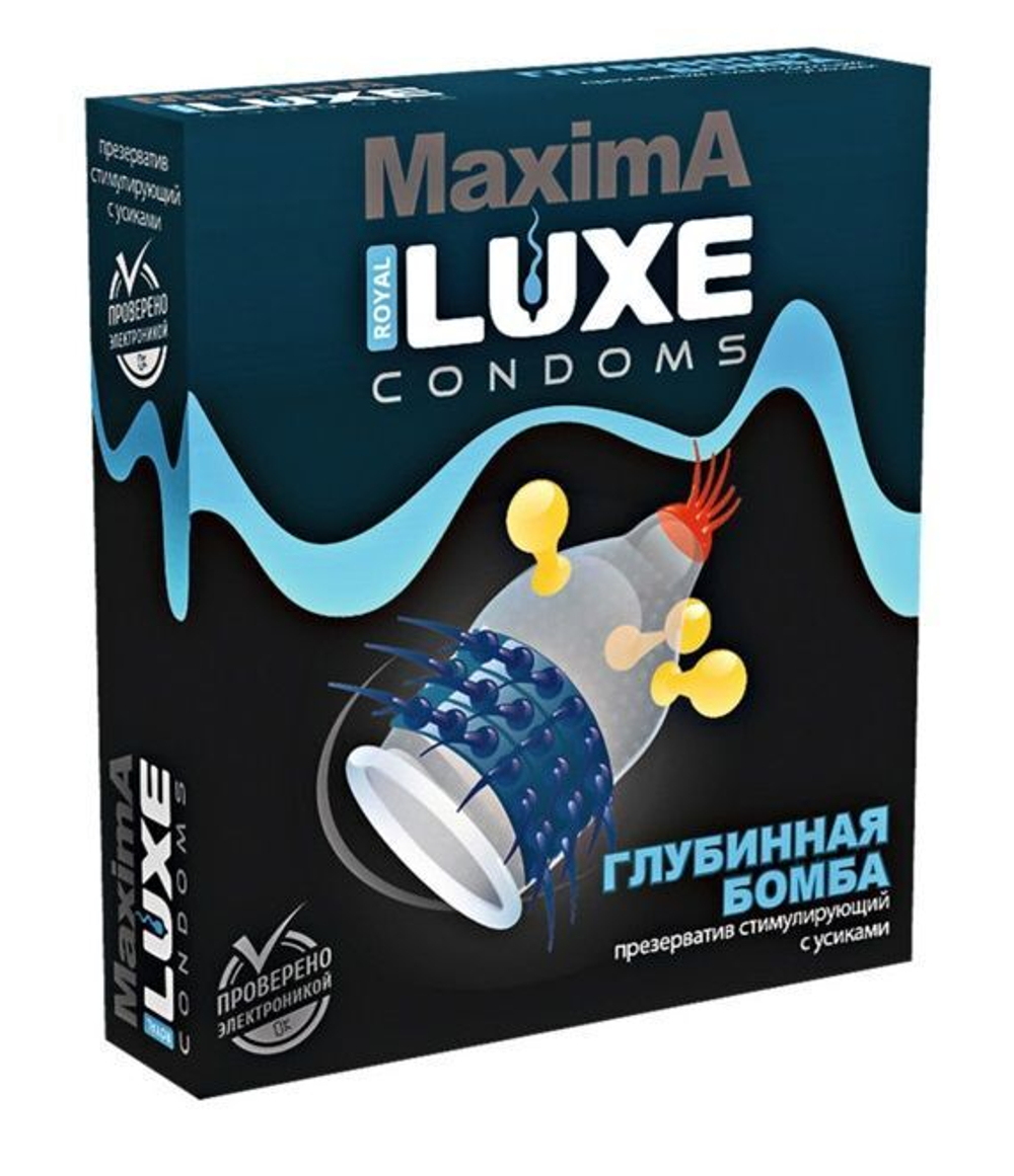 Презерватив LUXE Maxima "Глубинная бомба" - 1 шт