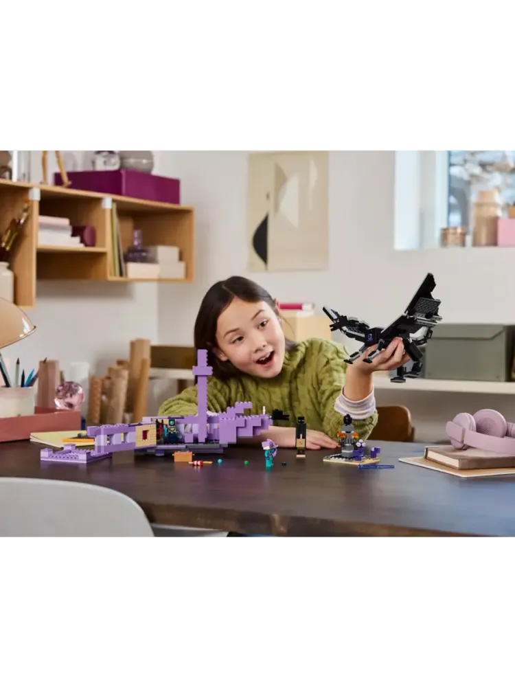 Конструктор Minecraft 21264 Дракон и Корабль Края