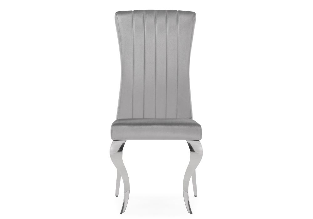 Стул на металлокаркасе Lund dark grey / steel