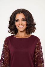 Платье Жозефина(46-56) Serenada винный (Акция)