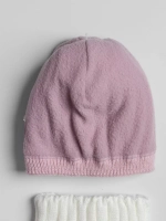 Шапка зимняя для девочки с помпоном и снуд