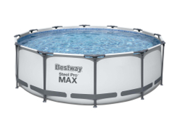 Каркасный бассейн Bestway 366х122 см + фильтр-насос 2006 л/ч, тент, лестница (56420 BW)