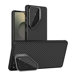 Чехол из карбона с MagSafe для Samsung Galaxy S25 Ultra, серия CarboProp Magnetic (версия с прозрачной крышкой) от Nillkin