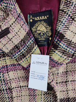 Пальто Axara в клетку 46 размер