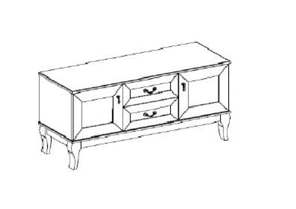 Тумба Стефани, дуб белый