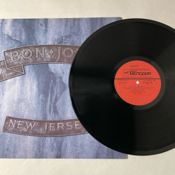 Винтажная виниловая пластинка LP Bon Jovi New Jersey (СССР 1990)