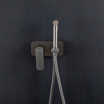 Смеситель с гигиенической лейкой 25к G7248-92  GAPPO встраиваемый, ОРУЖЕЙНАЯ СТАЛЬ