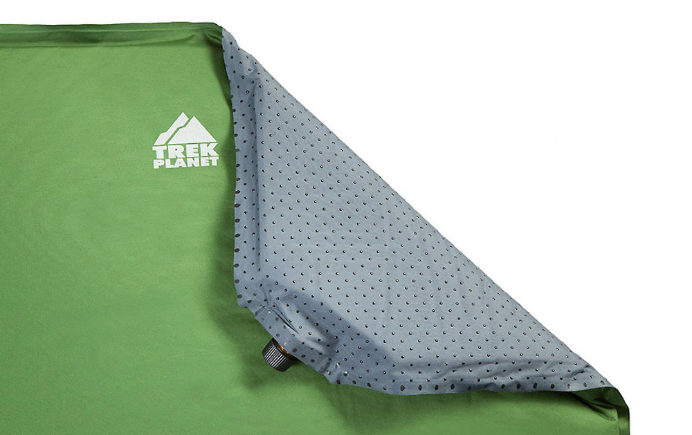 Коврик самонадувающийся Trek Planet Relax 90 зелёный [70438]