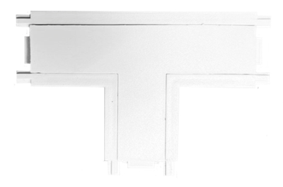 CLARUS Коннектор Т образный 48V для магнитного ультратонкого шинопровода, белый, 100 шт