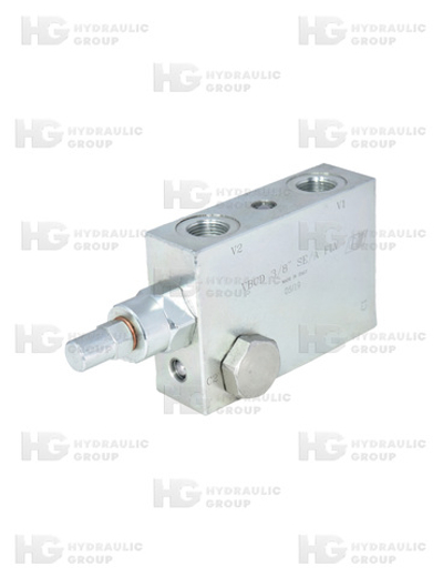 Тормозной клапан односторонний VBCD 3/8" SE/A FLV