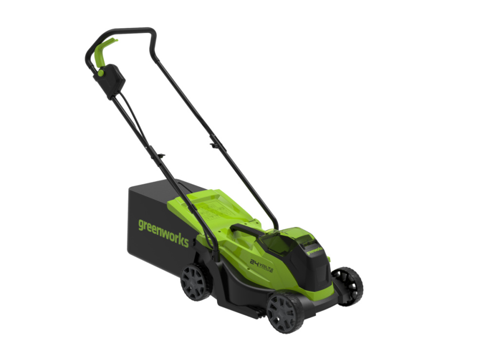 Газонокосилка аккумуляторная 24V Greenworks GD24LM33 б/щ 33см 30л 12.5кг без АКБ и ЗУ
