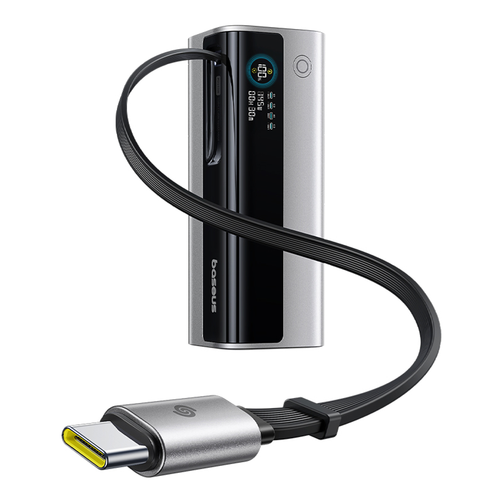 Внешний аккумулятор Baseus EnerGeek GR11 2C+U + Retractable C Cable 20000mAh 145W