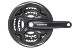 Система Shimano Altus, М311,170мм, под квадрат, 42/32/22Т, защита, черный
