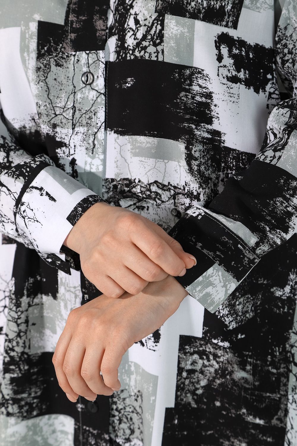 Туника (рубашка) Сага-3 Виотекс СЕРО-ЗЕЛЁНЫЙ