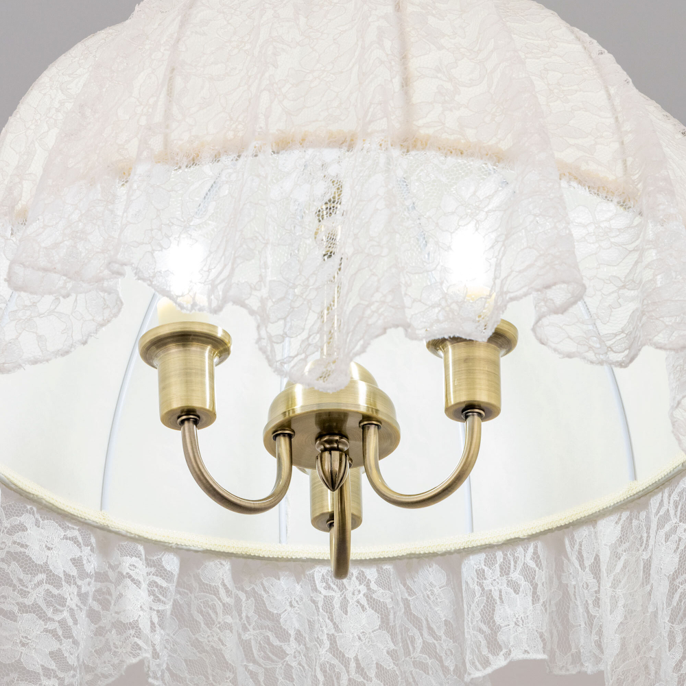 Citilux Базель CL407134 Люстра подвесная с абажуром Кружево