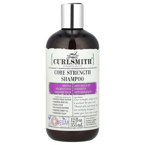 Curlsmith, Шампунь Core Strength, для поврежденных волос, 355 мл (12 жидк. унц.)