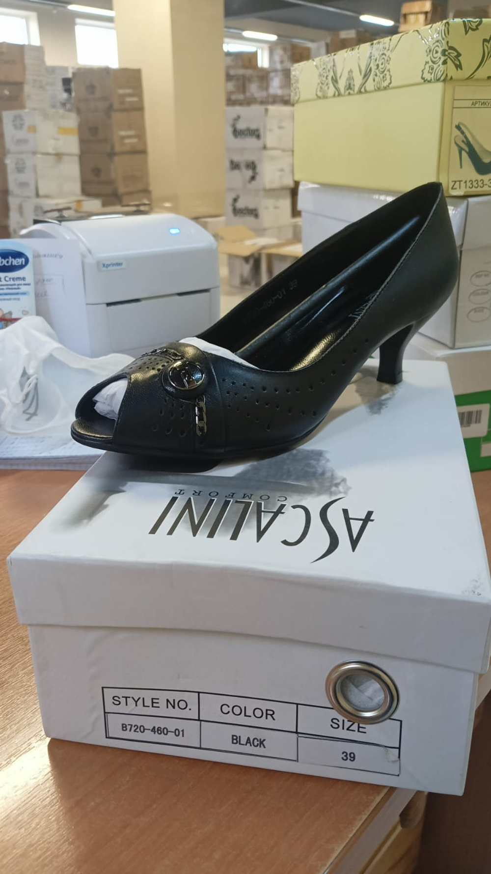 Туфли женские летние ASCALINI B720-460-01 \B2316