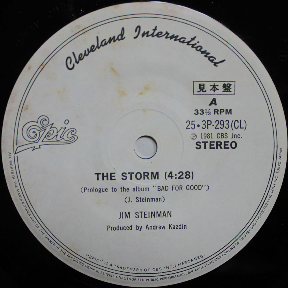 Jim Steinman / Bad For Good (LP+7" Vinyl Single)