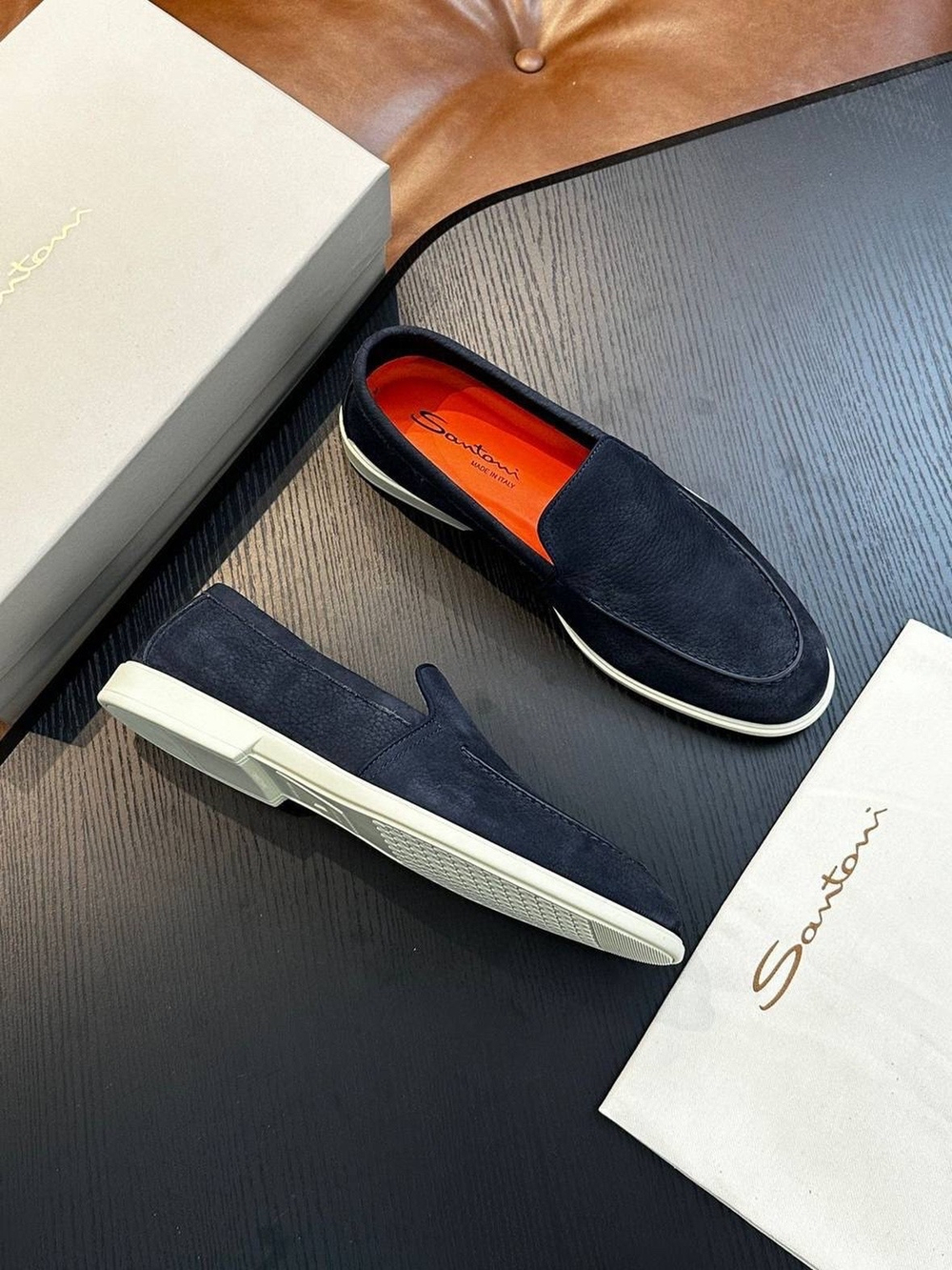 Лоферы Santoni