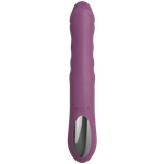 Силиконовый вибратор с эффектом фрикций Purple SW3028