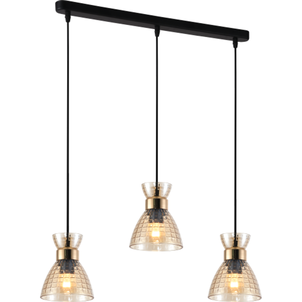 Светильник подвесной (подвес) Rivoli Iris 9186-203 3хЕ27 60 Вт модерн | Rivoli