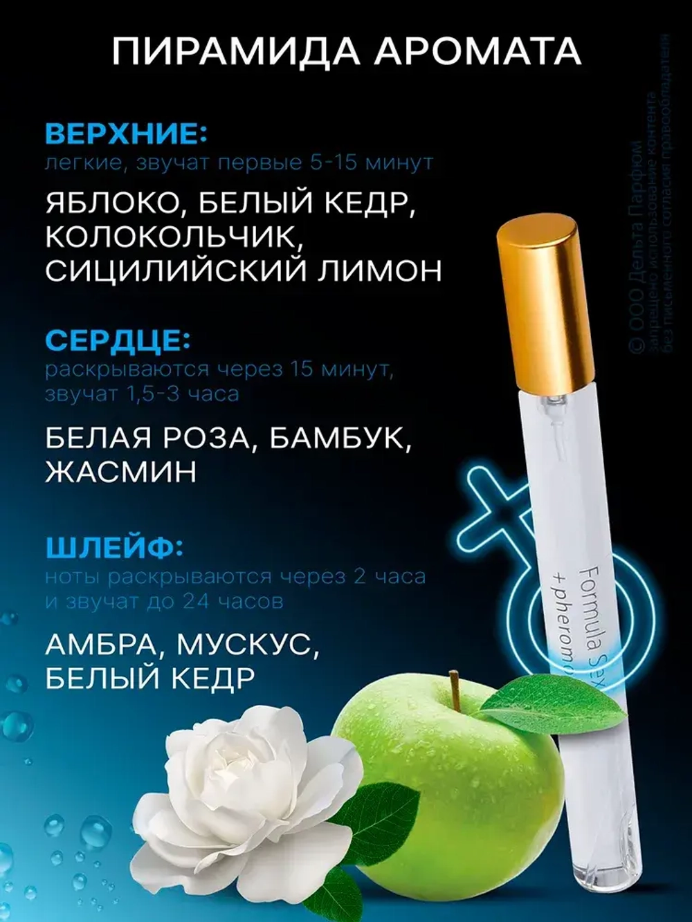 Туалетная вода для женщин "FORMULA SEXY #01" (с феромонами) 17мл Россия