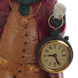 GAEM Фигурка декоративная "Кот" с часами, L14 W13 H41 см