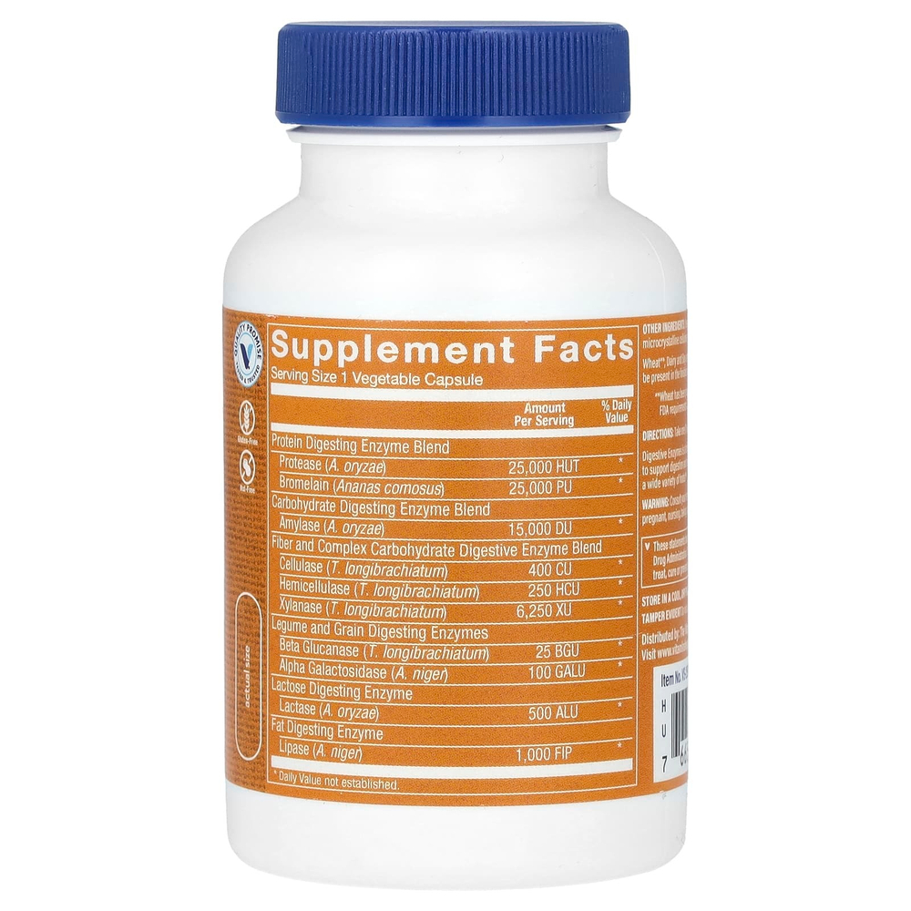 The Vitamin Shoppe, пищеварительные ферменты, 90 растительных капсул