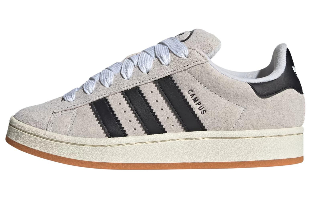 Adidas originals Campus 00s Fashion Casual Skid-Resistant Low-Panel Shoes Women's Grey and Black