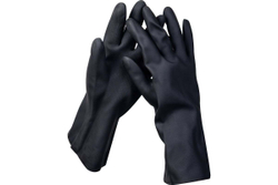 Латексные двухслойные сантехнические перчатки Зубр, КЩС, размер XL 11269-XL_z01