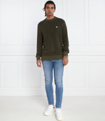 Свитер TONAL XS BADGE Tommy Jeans - зеленый(DM0DM17776)