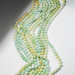 Хрустальные бусины, оттенок "Весна", 8мм, шар, микроогранка