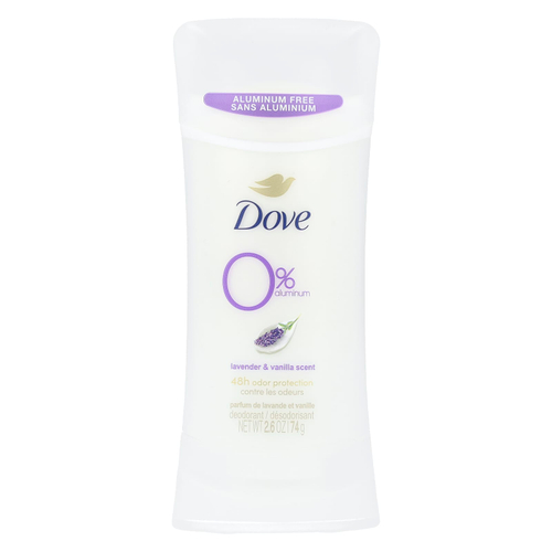 Dove, Дезодорант без алюминия, с ароматом лаванды и ванили, 74 г (2,6 унции)