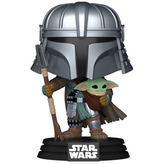 Фигурка Funko POP! Bobble Star Wars SWI Convention Mandalorian w/Grogu (Exc) (772) 85188 / Фигурка Фанко ПОП! по мотивам вселенной "Звездные войны", Мандалорец