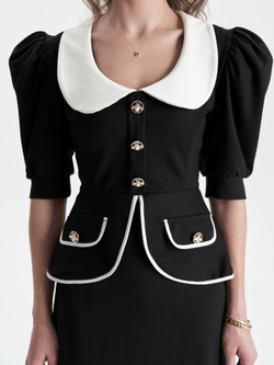 Жакет «Жена Президента» в черном оттенке