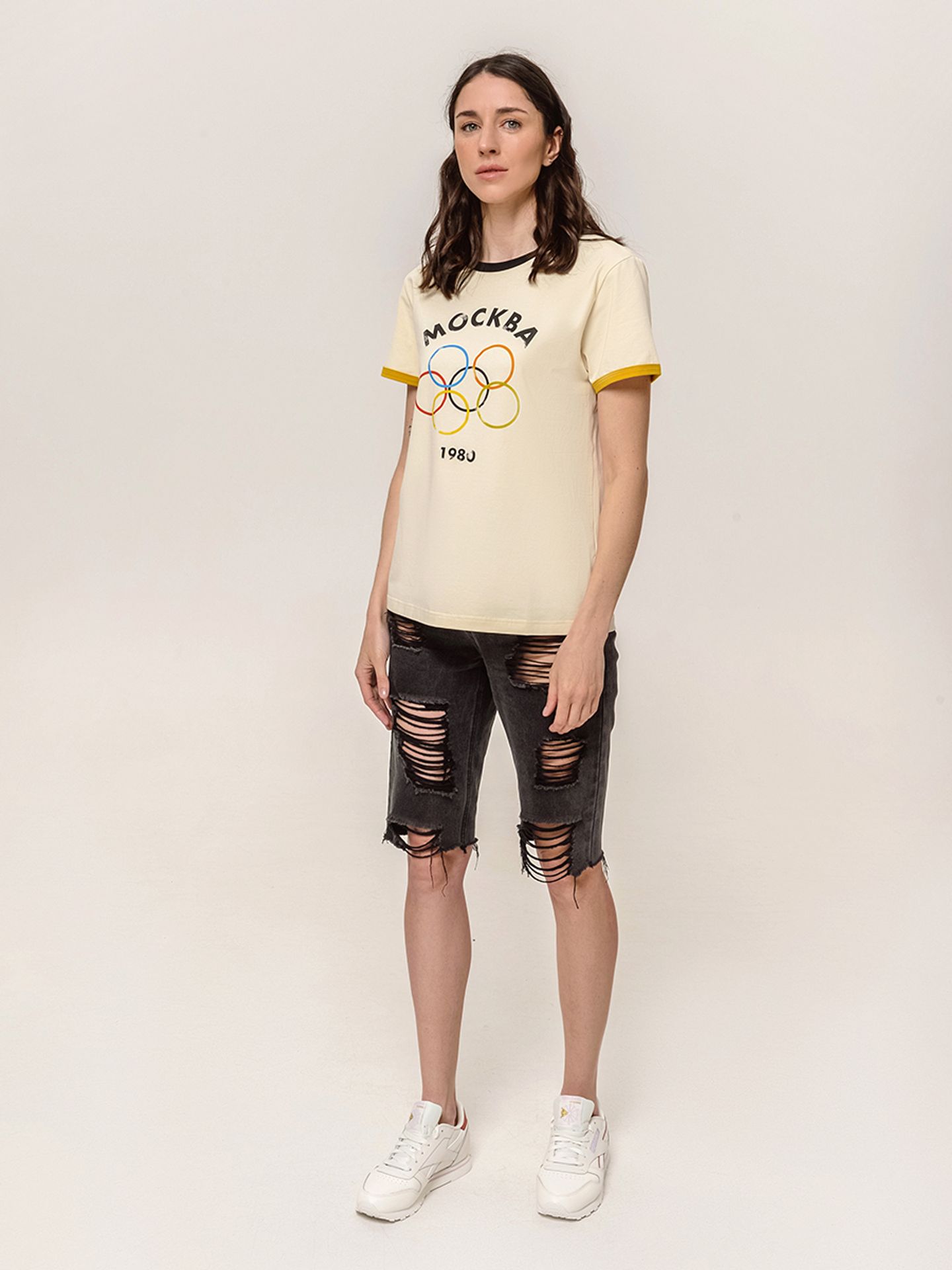 Футболка женская "Москва-80"