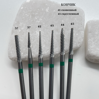 Твердосплав зеленый (ФРЕЗА) тонкий