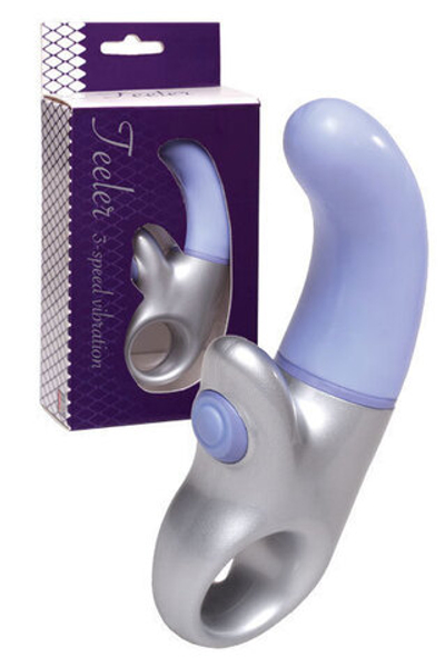 Сиреневый многосокростной минивибратор с G-Spot стимуляцией