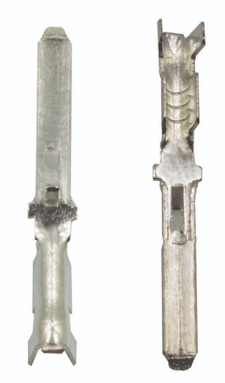 Клемма Папа 2108-09  2,8-(0,5-1,5 сеч пров) луженая с монтажным усиком МАЯК  МШ-28-0,5-1,5 (уп100шт)