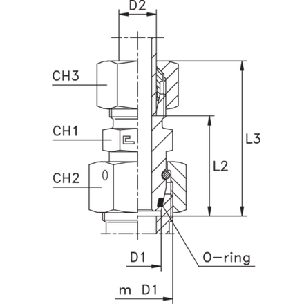 Соединение PNF DL10 М26х2 (в сборе)