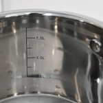 Набор кастрюль 3 предмета (2,1л, 2,9л, 3,9л) нерж, индукция, "Daniks" Рейн GS-01229-6PC