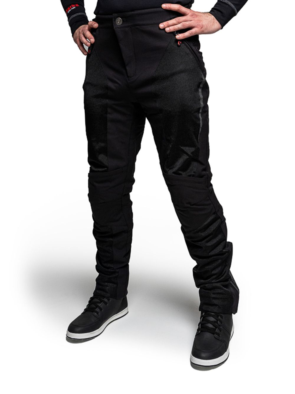 Мотоштаны Сетка Air Shell / Чёрный