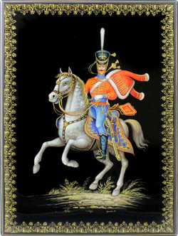 Шкатулка под бумаги "Гусар"