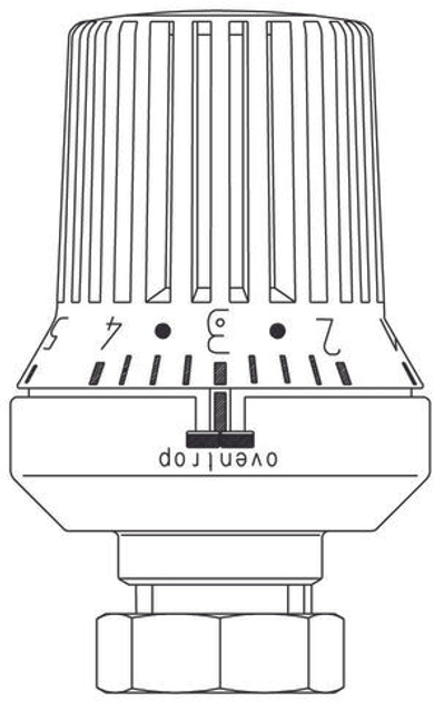 Термостат Oventrop Uni XH 1011365 белый